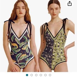 Reversible one‎ piece swimming suit